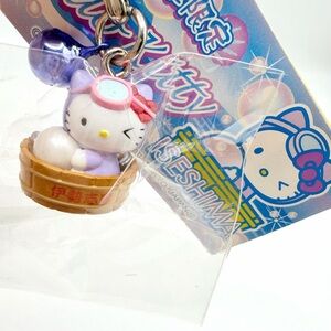 NEW Hello Kitty Gotochi Charms Keychain Strap Nezuke Japan Vintage Pearl Ama